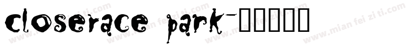CloseRace Park字体转换